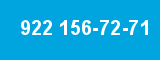 922 156-72-71